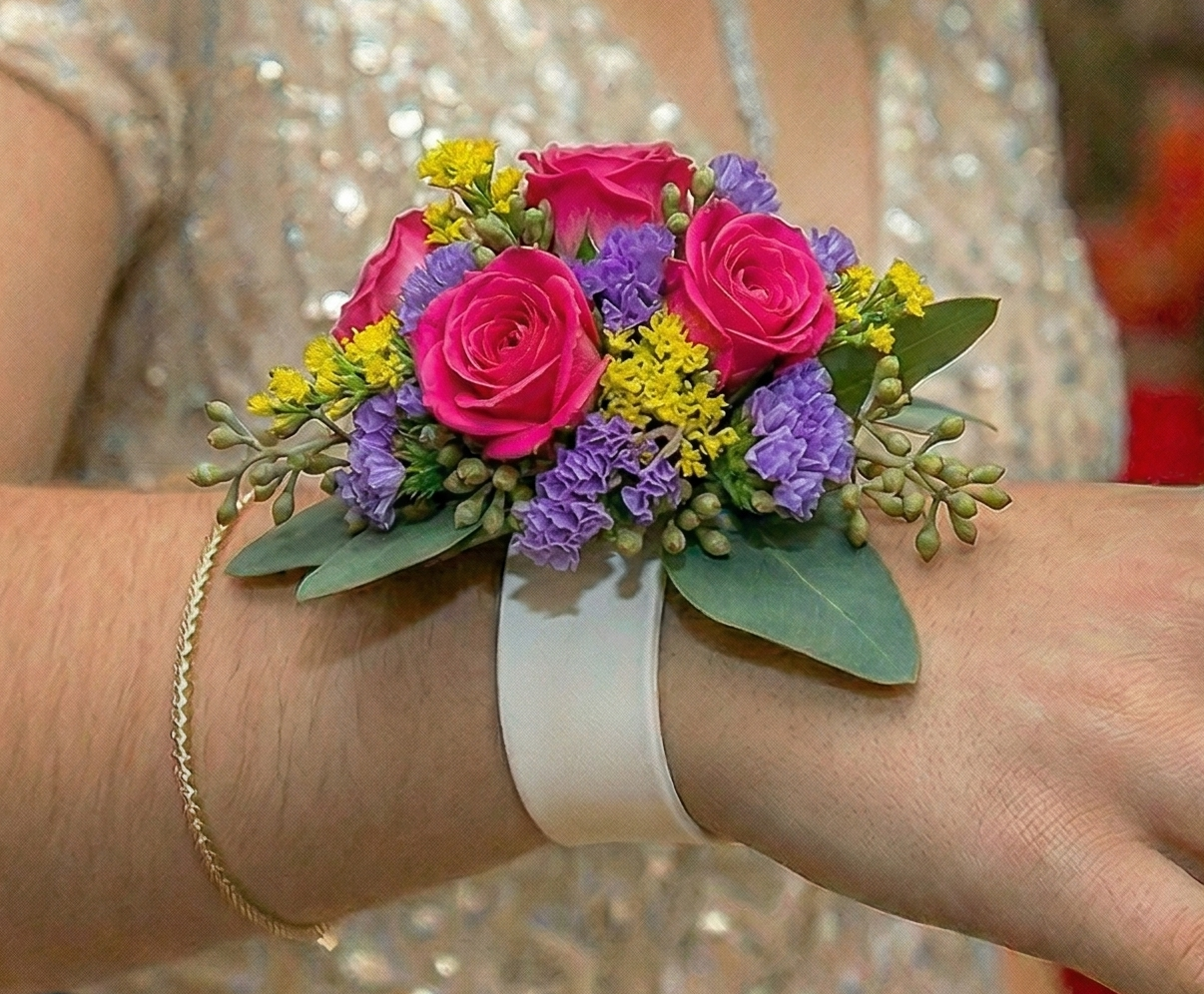 Bright & Bold Corsage