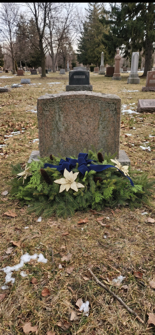 4 Foot Grave Blanket-Gold
