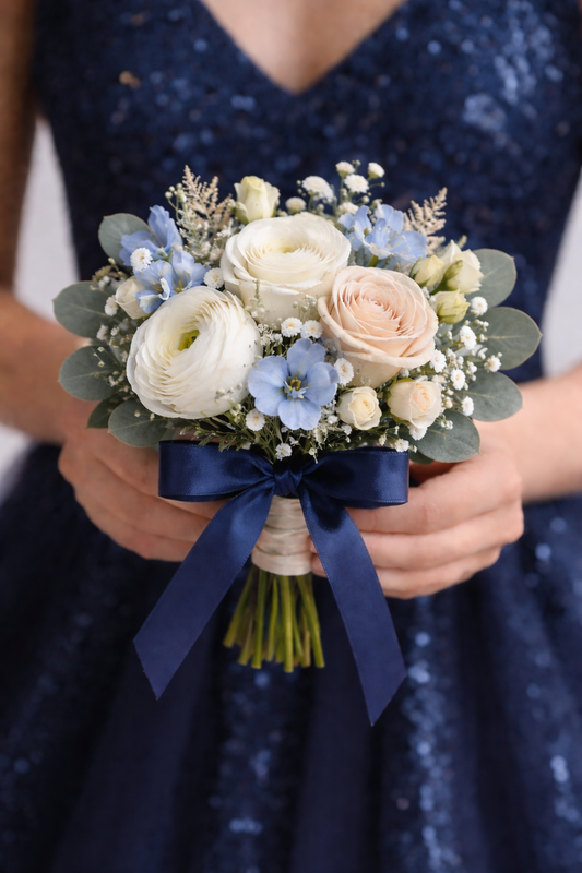 Navy & White Bouquet