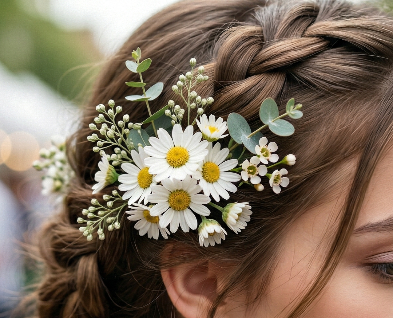 Daisy Hair Flowers