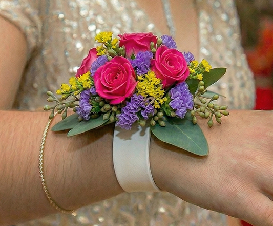Bright & Bold Corsage